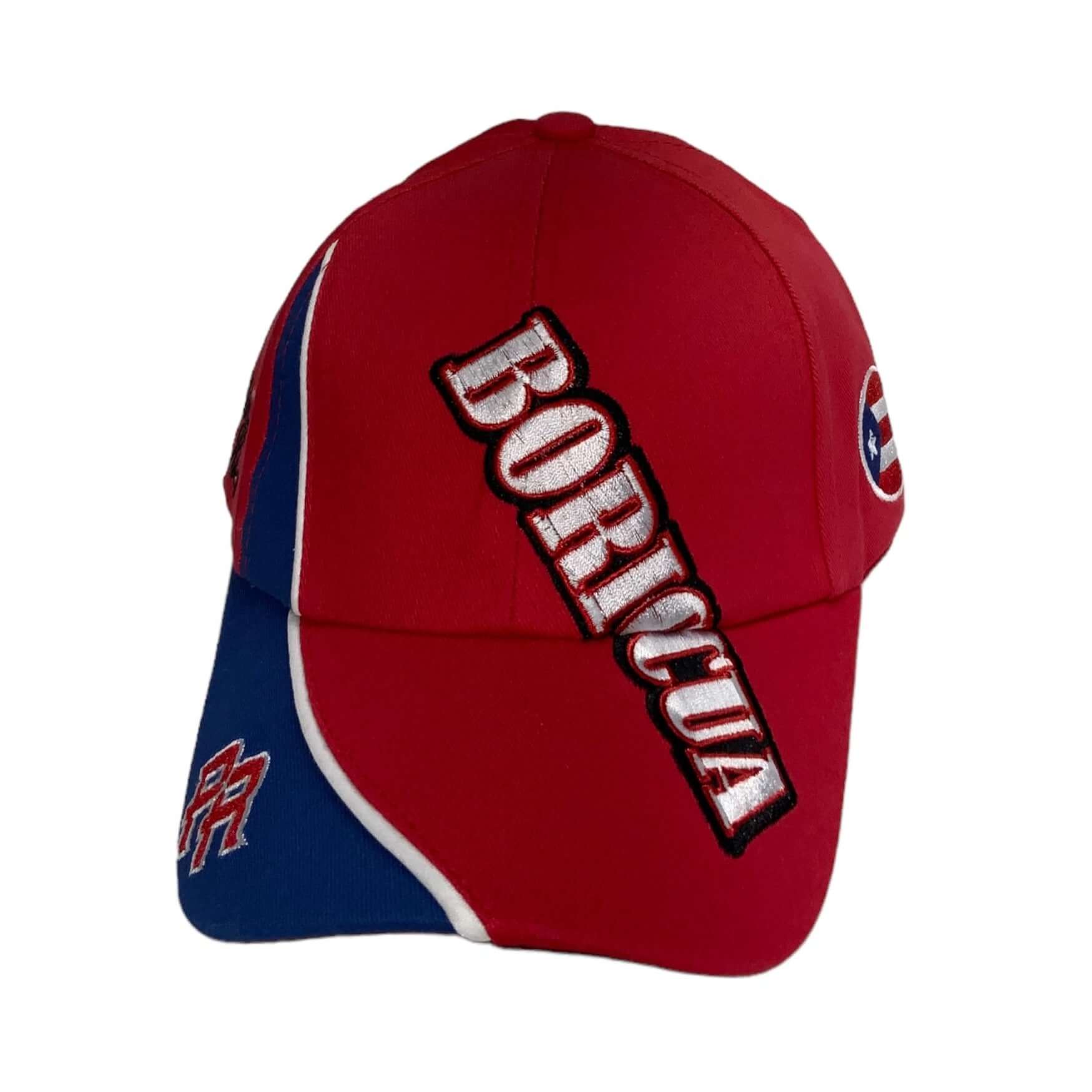 Red/Blue PR Boricua Cap - Latinxs Fuzion Gift Shop - Latinxs Infuzion Gift Shop