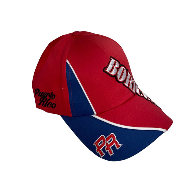 Red/Blue PR Boricua Cap - Latinxs Fuzion Gift Shop - Latinxs Infuzion Gift Shop