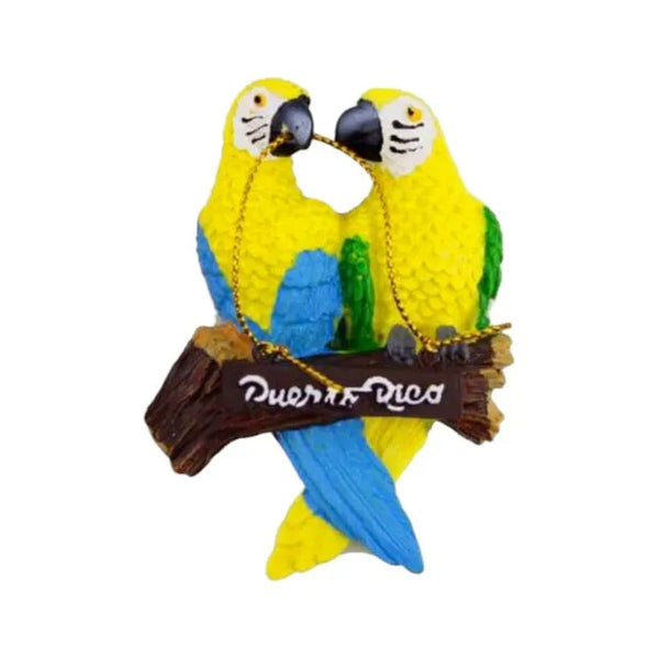 PR Parrot Pair Magnet - Latinxs Fuzion Gift Shop - Latinxs Infuzion Gift Shop