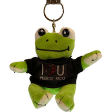 I ❤️ PR Frog Keychain - Latinxs Fuzion Gift Shop - Latinxs Infuzion Gift Shop