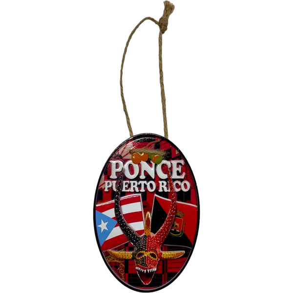 Ponce PR Mask Wall Frame - Latinxs Fuzion Gift Shop - Latinxs Infuzion Gift Shop