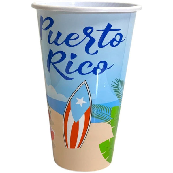 Bask in Paradise: Puerto Rico Beaches Plastic Cup