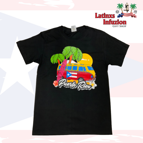 Puerto Rico Camper Van - Latinxs Fuzion Gift Shop - Latinxs Infuzion Gift Shop