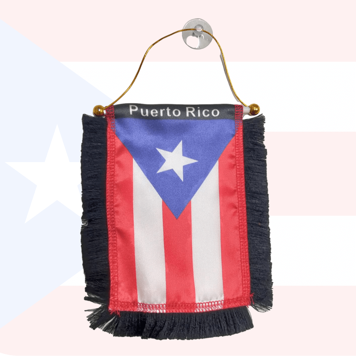 Puerto Rico Car Flag - Latinxs Fuzion Gift Shop