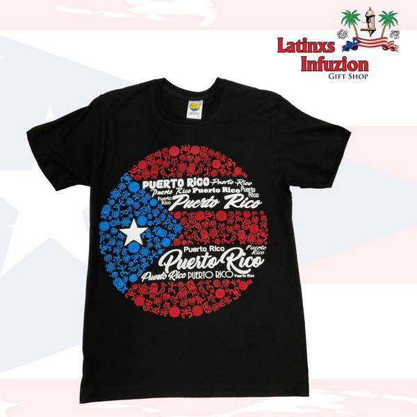 Puerto Rico Circle - Latinxs Fuzion Gift Shop - Latinxs Infuzion Gift Shop