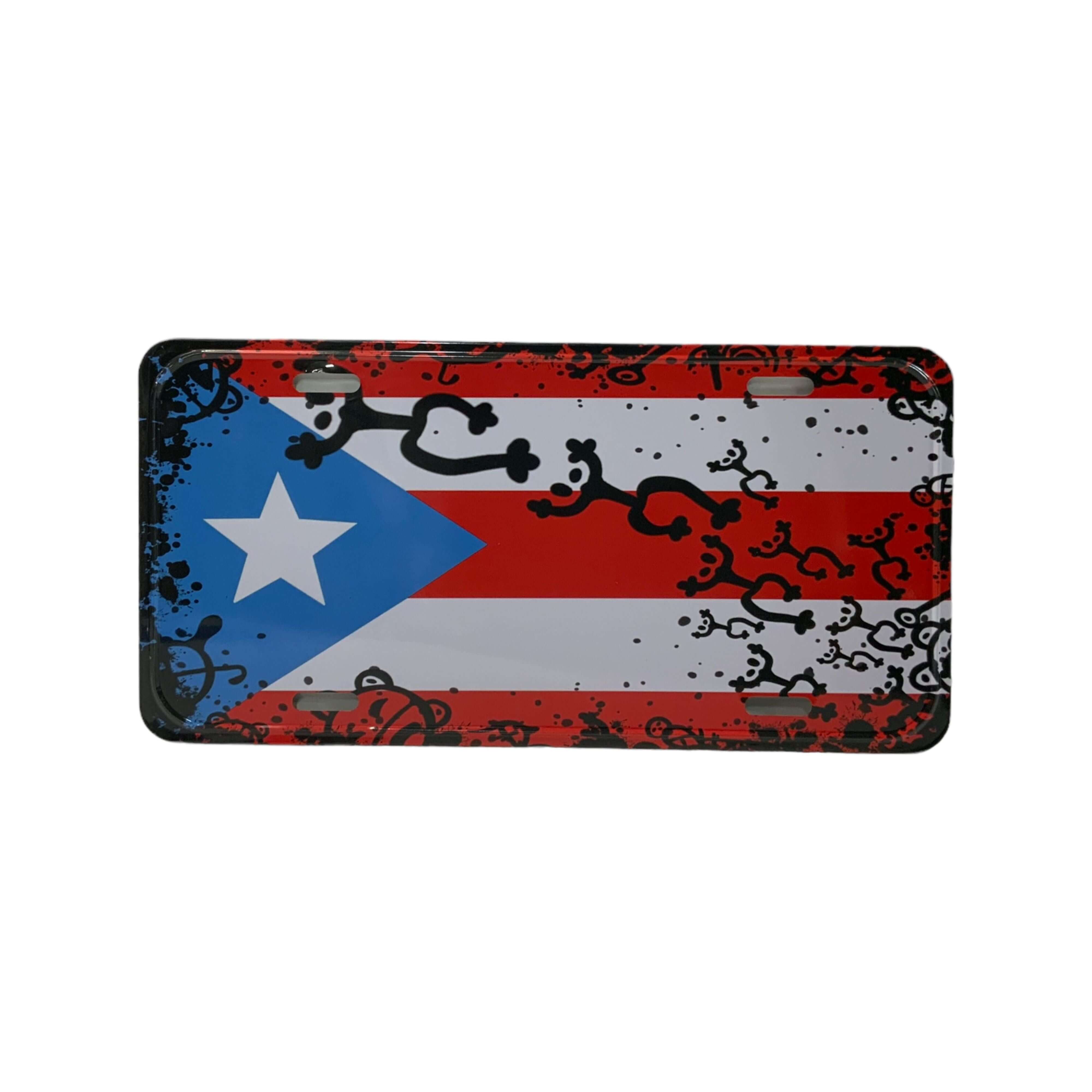 Puerto Rico Coqui License Plate - Latinxs Fuzion Gift Shop