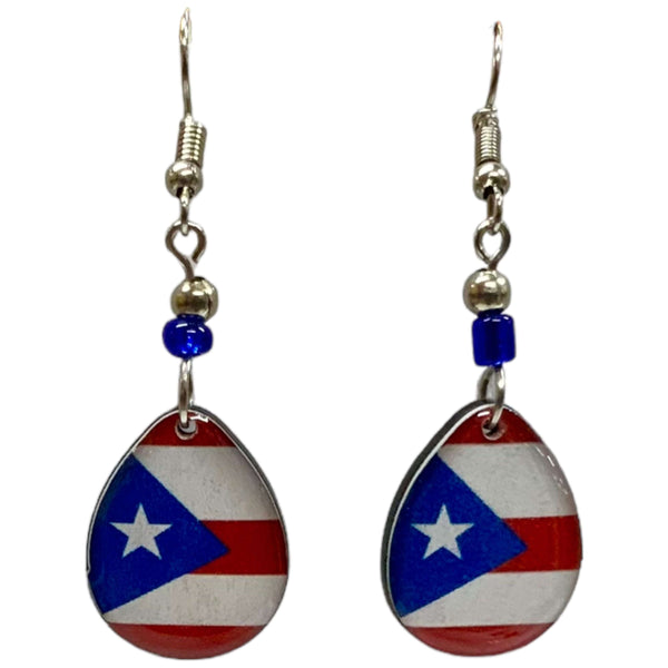 Puerto Rico Earrings Style 3 - Latinxs Fuzion Gift Shop