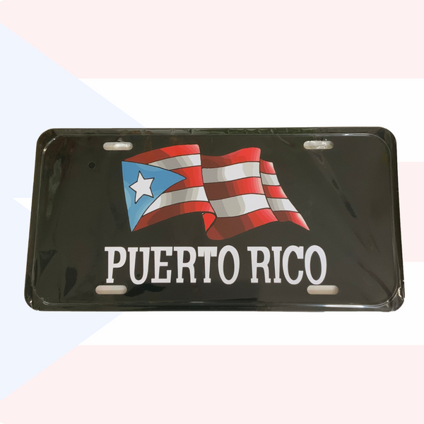 Puerto Rico Flag in Black - Latinxs Fuzion Gift Shop - Latinxs Infuzion Gift Shop