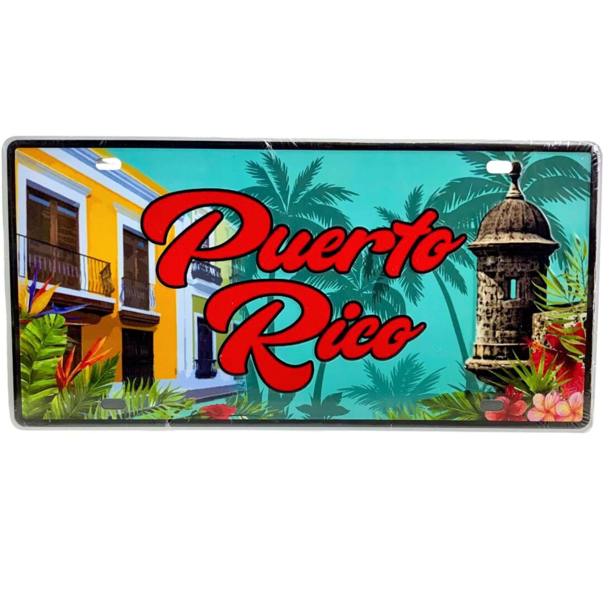 Puerto Rico Garita License Plate - Latinxs Fuzion Gift Shop