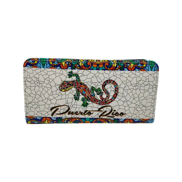 Puerto Rico Lizard Purses Large Wallet - Latinxs Fuzion Gift Shop