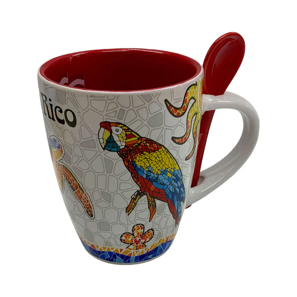 Puerto Rico Parrot Mug - Latinxs Fuzion Gift Shop