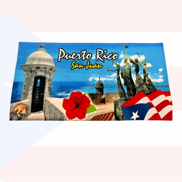 Puerto Rico San Juan Towel - Latinxs Fuzion Gift Shop - Latinxs Infuzion Gift Shop