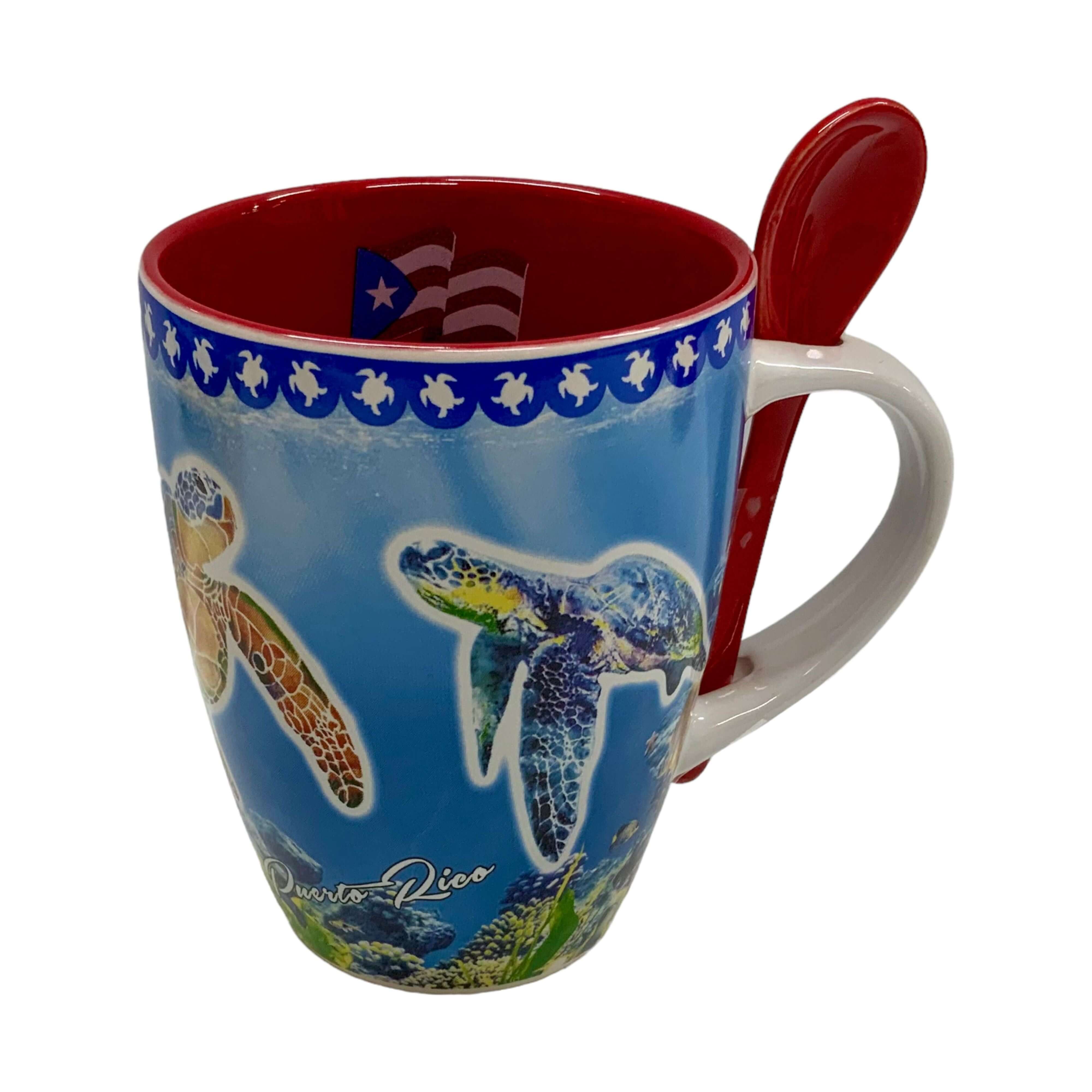 Puerto Rico Turtle Mug - Latinxs Fuzion Gift Shop