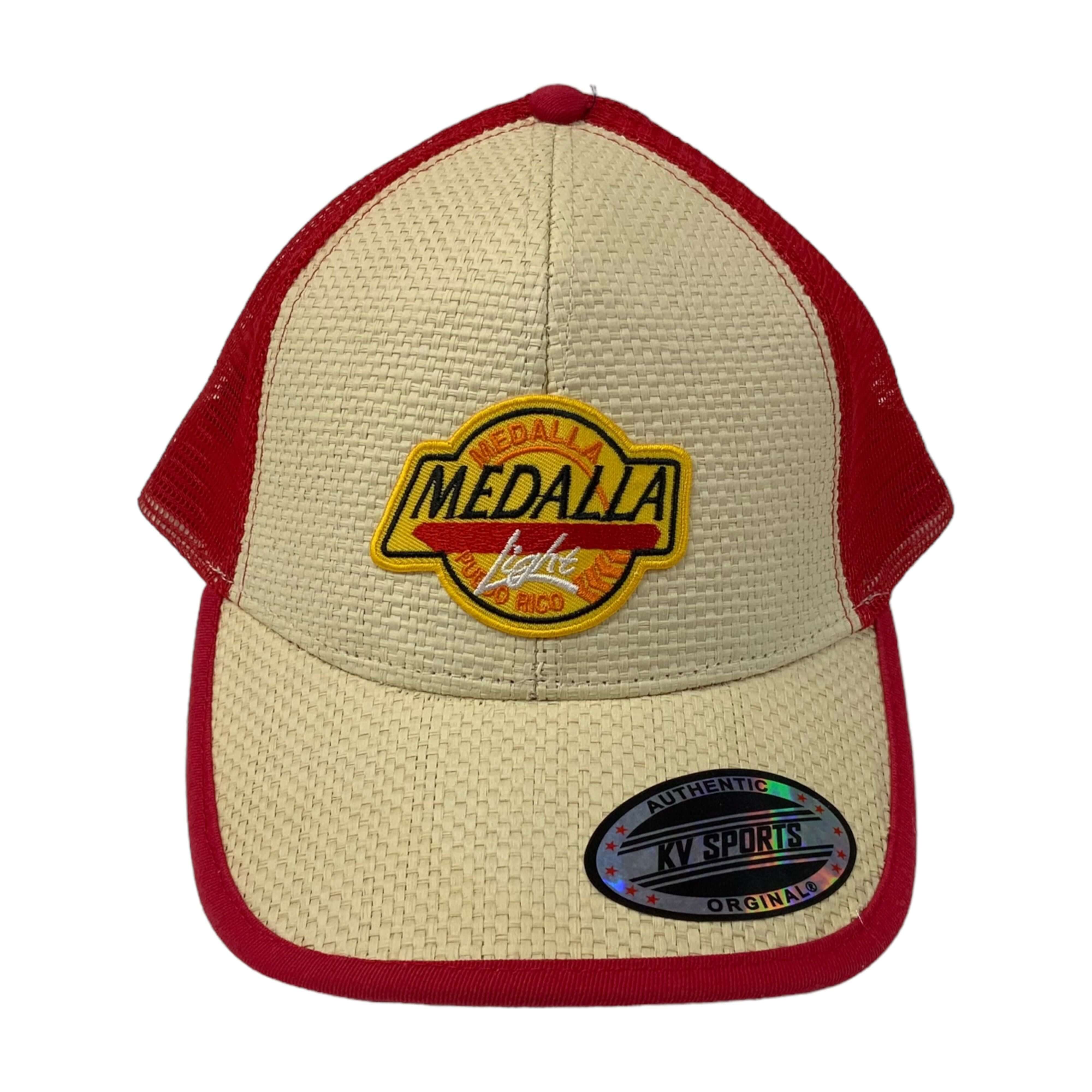 Red Medalla Light Hat - Latinxs Fuzion Gift Shop - Latinxs Infuzion Gift Shop