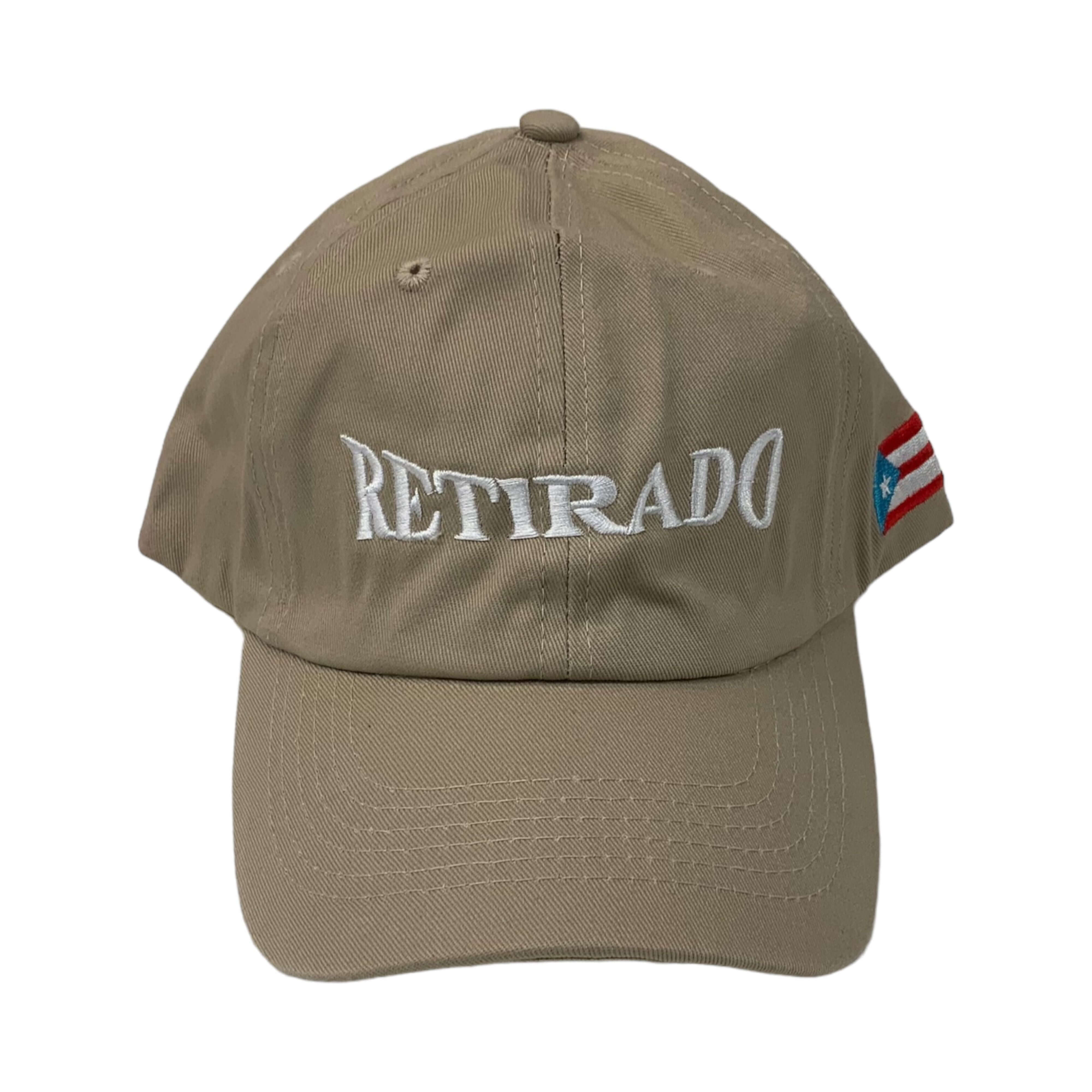 Retirado Navy Blue BaseBall Cap - Latinxs Fuzion Gift Shop - Latinxs Infuzion Gift Shop