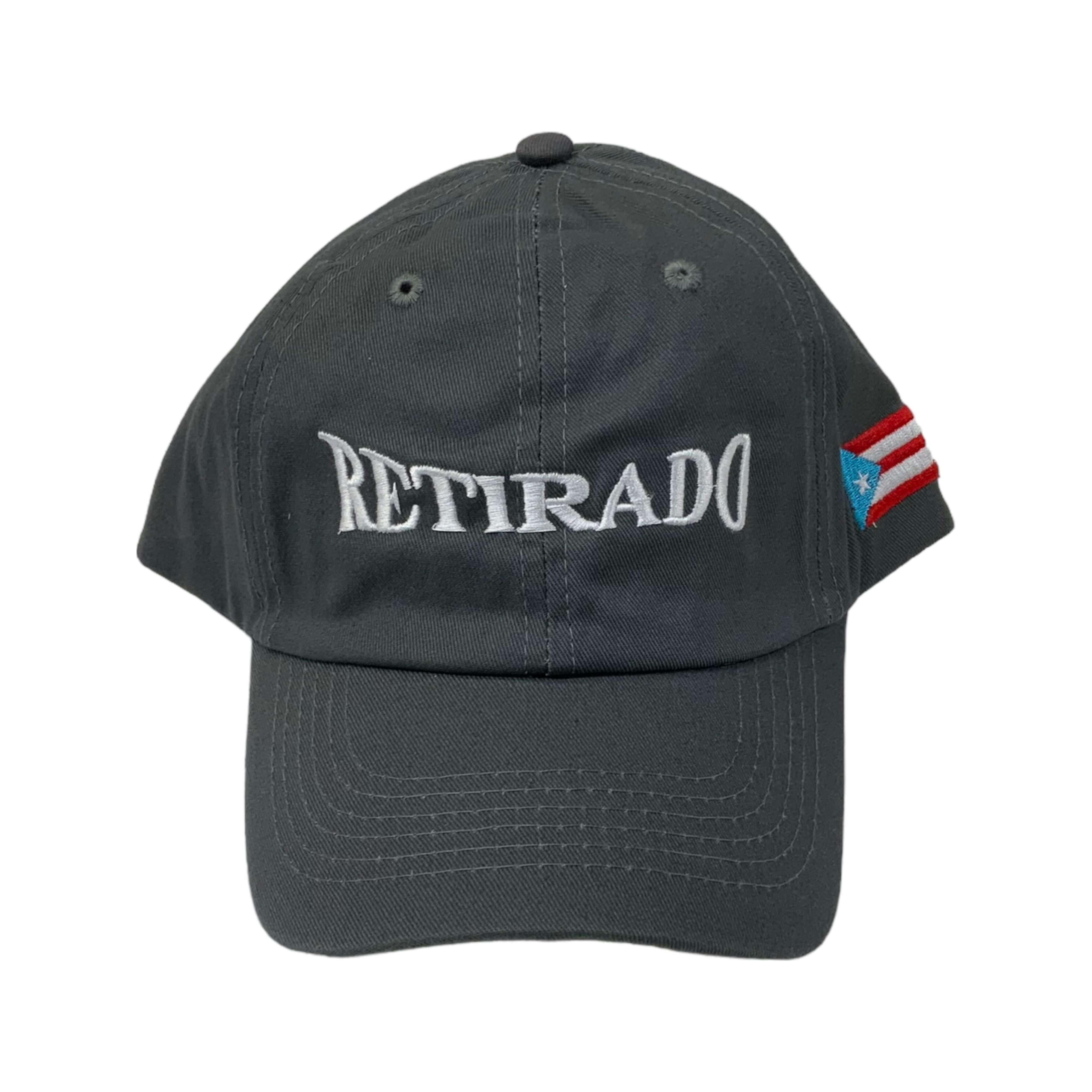 Retirado Navy Blue BaseBall Cap - Latinxs Fuzion Gift Shop - Latinxs Infuzion Gift Shop