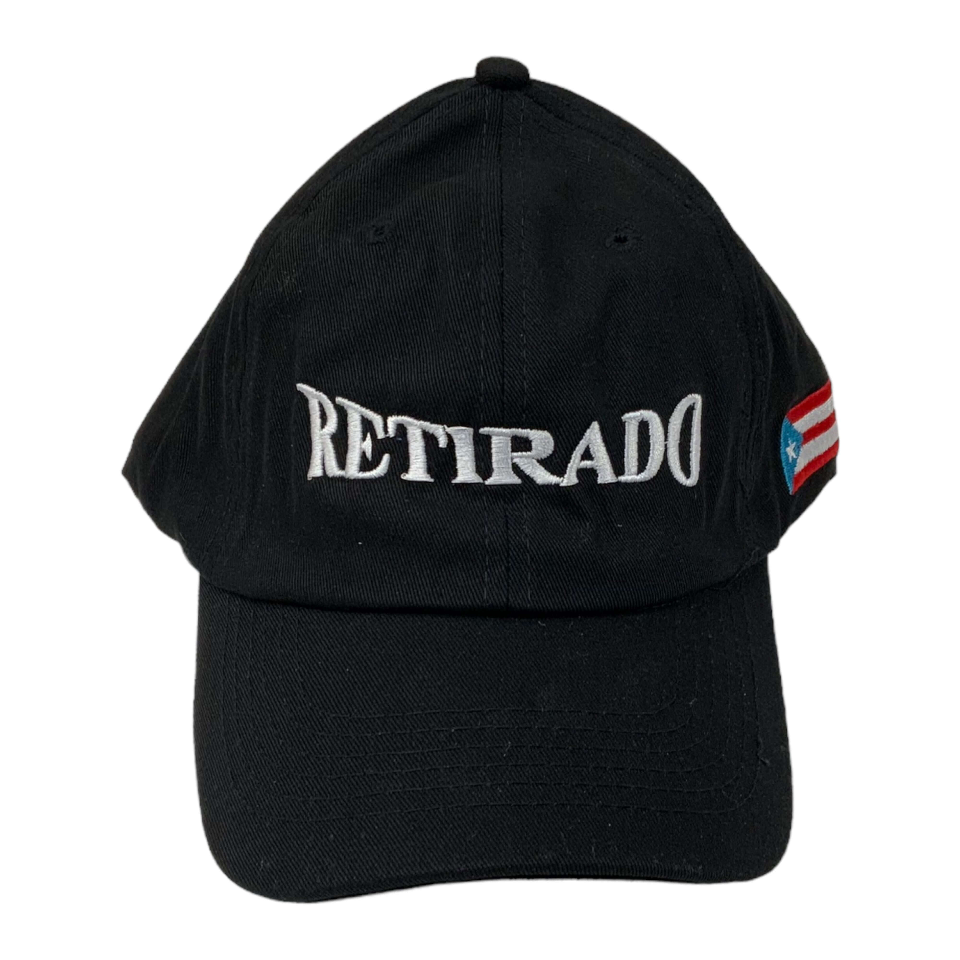 Retirado Navy Blue BaseBall Cap - Latinxs Fuzion Gift Shop - Latinxs Infuzion Gift Shop