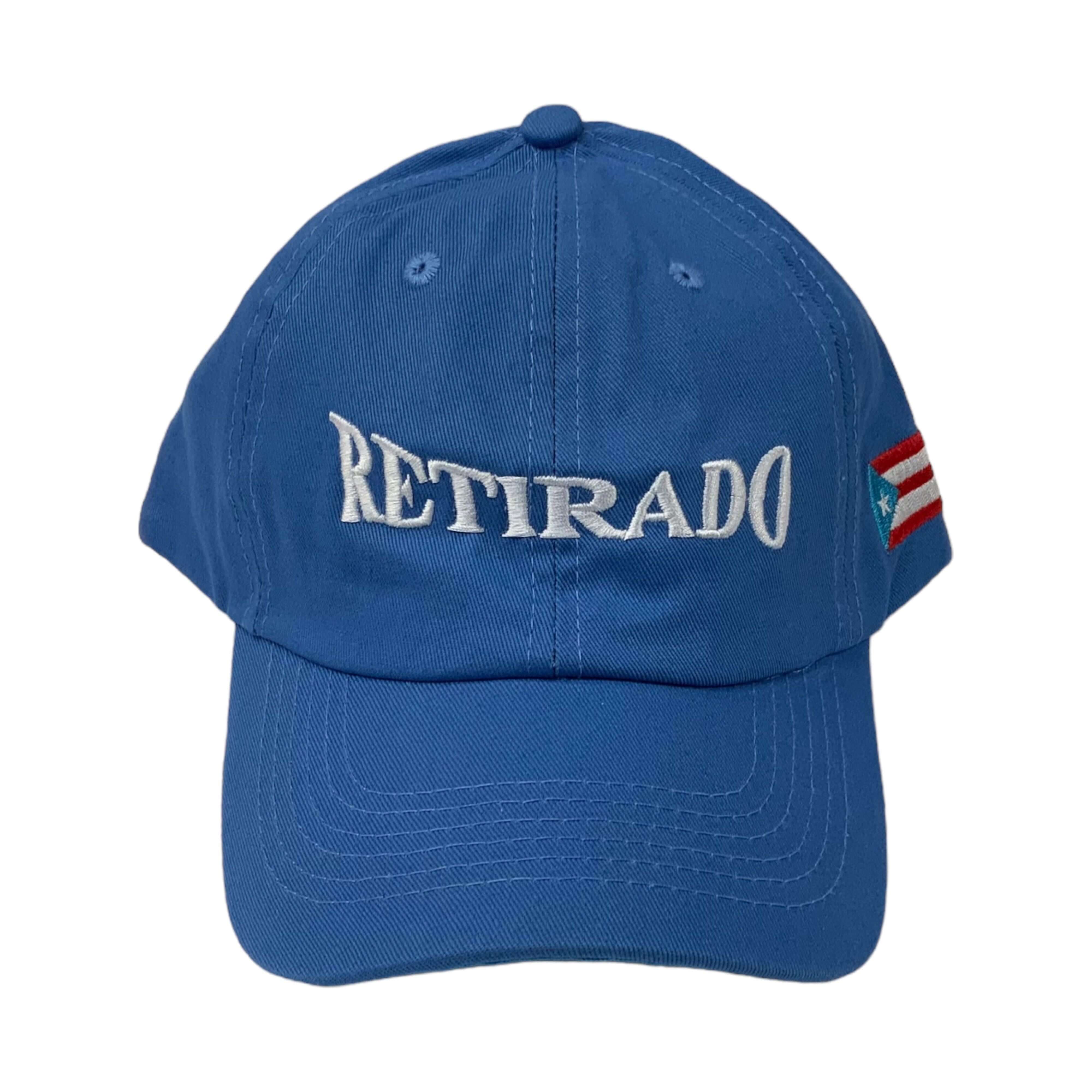 Retirado Navy Blue BaseBall Cap - Latinxs Fuzion Gift Shop - Latinxs Infuzion Gift Shop