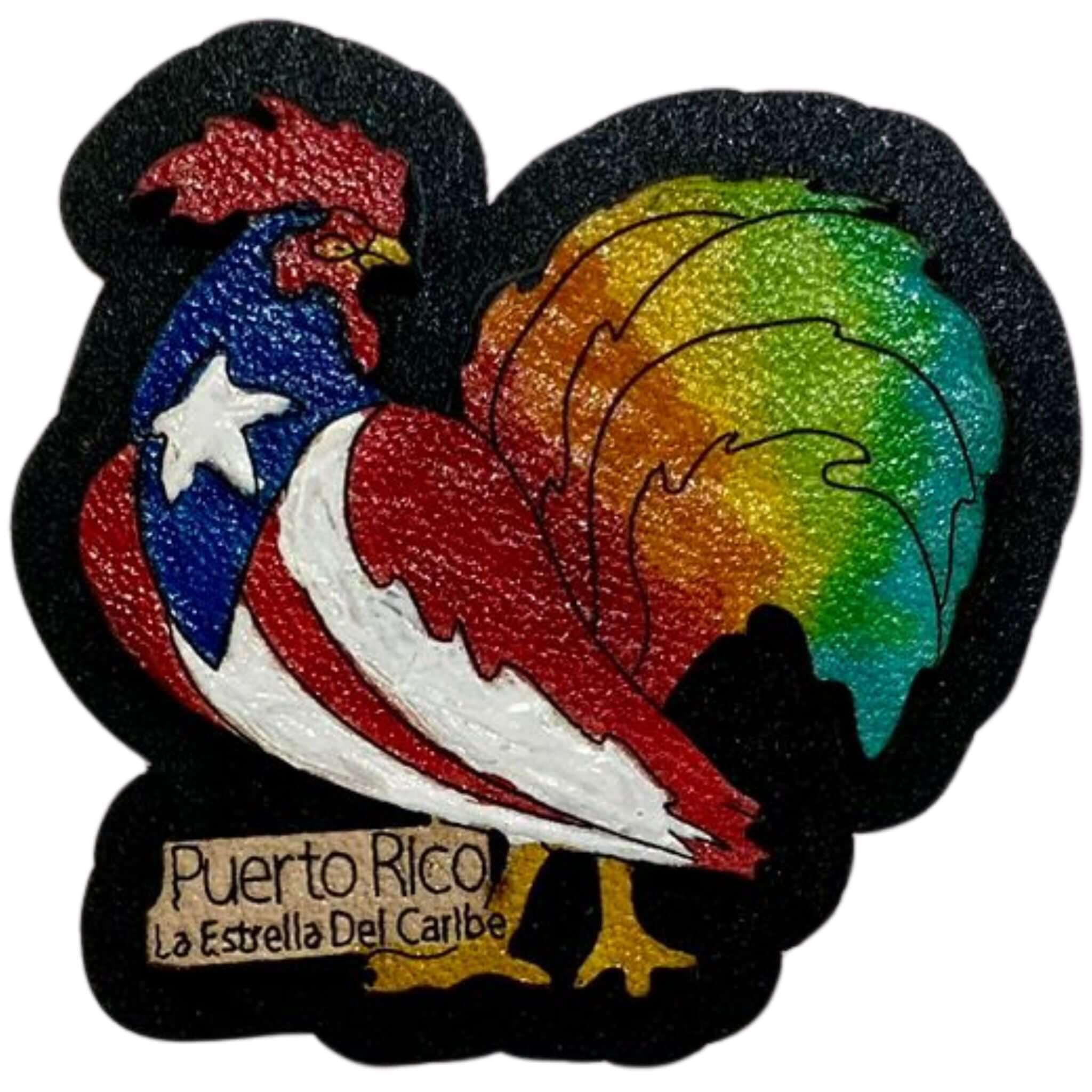 Rooster Leather Magnet - Latinxs Fuzion Gift Shop