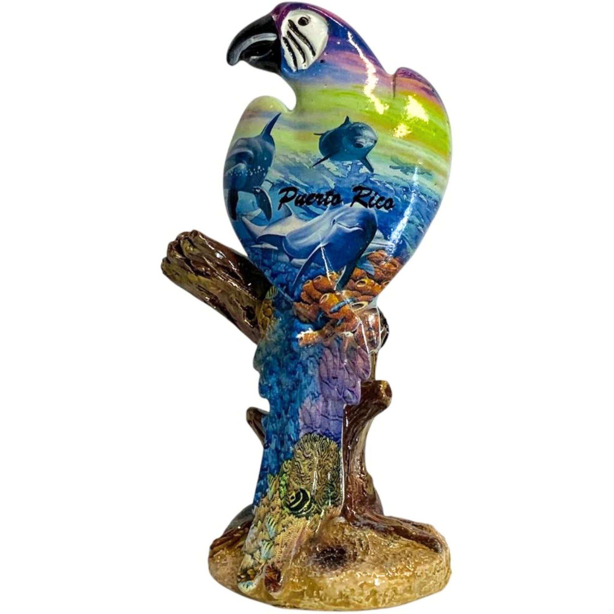 PR Parrot Figurines - Resin Collectible Animal Statues