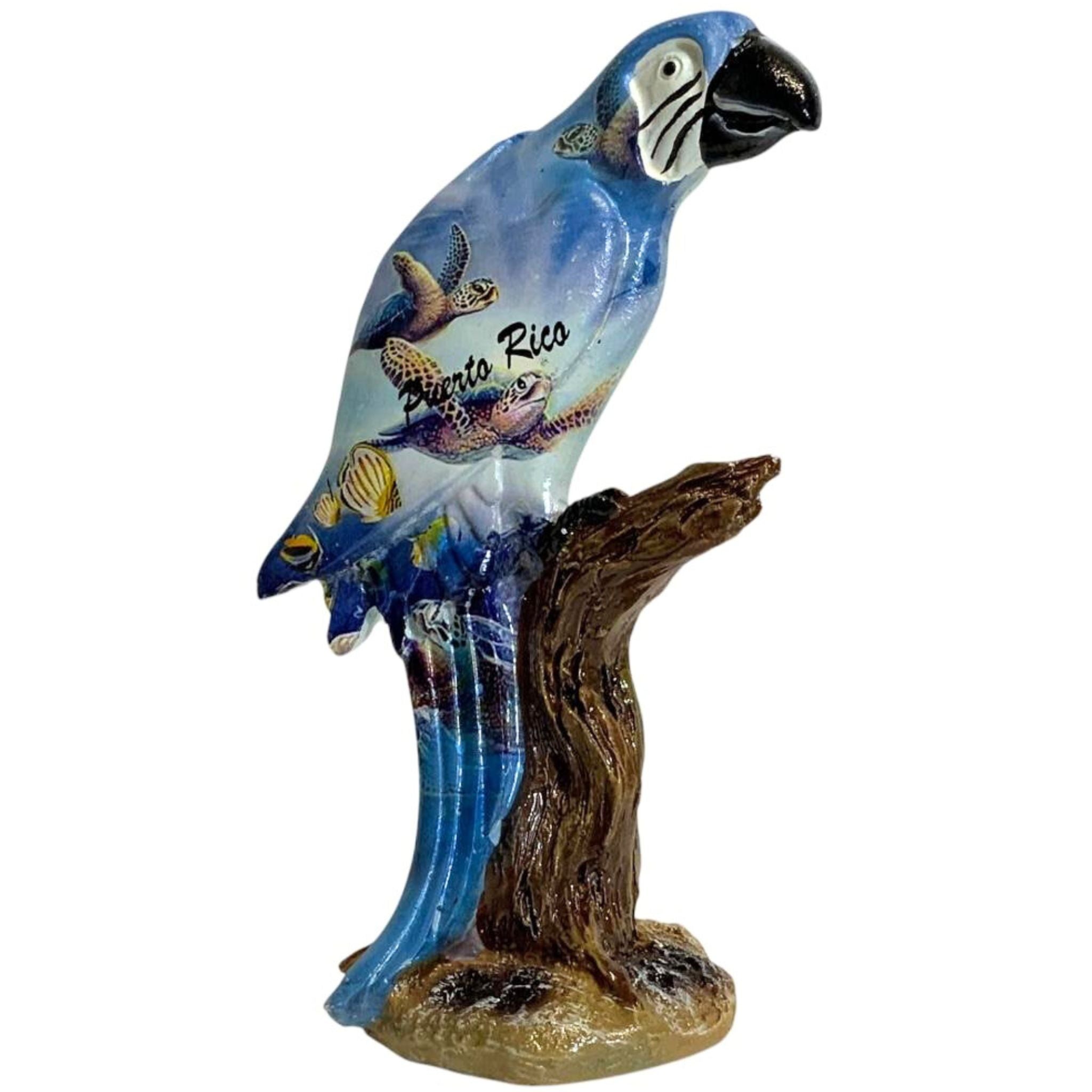 PR Parrot Figurines - Resin Collectible Animal Statues