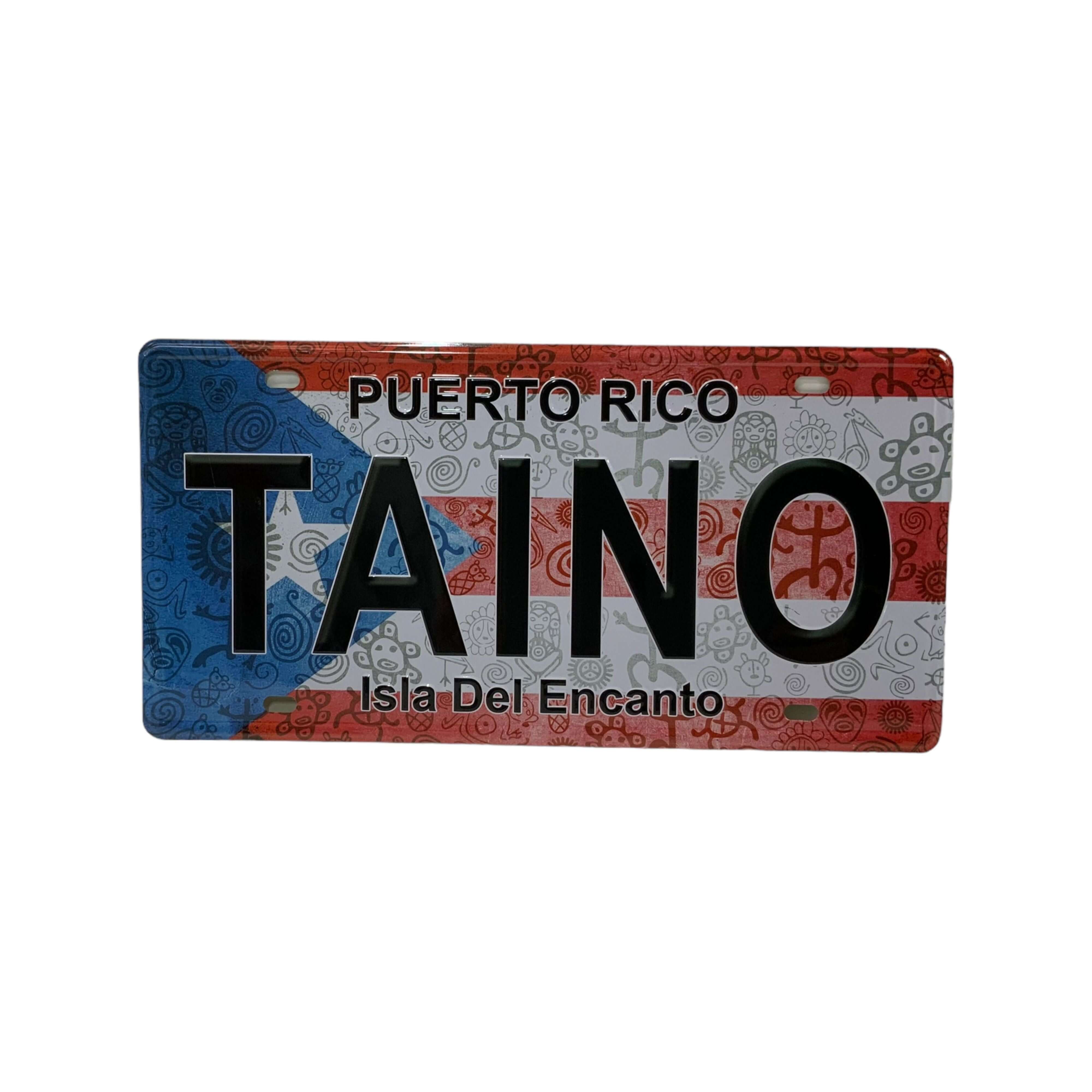 Taino License Plate - Latinxs Fuzion Gift Shop