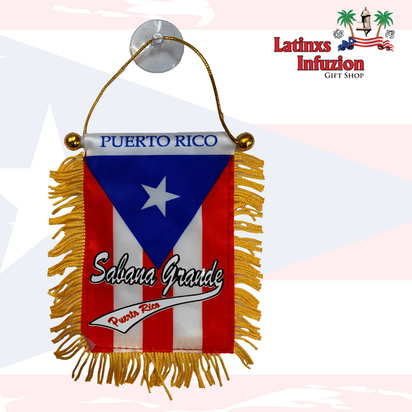 Town Flag For Cars - Latinxs Fuzion Gift Shop - Latinxs Infuzion Gift Shop